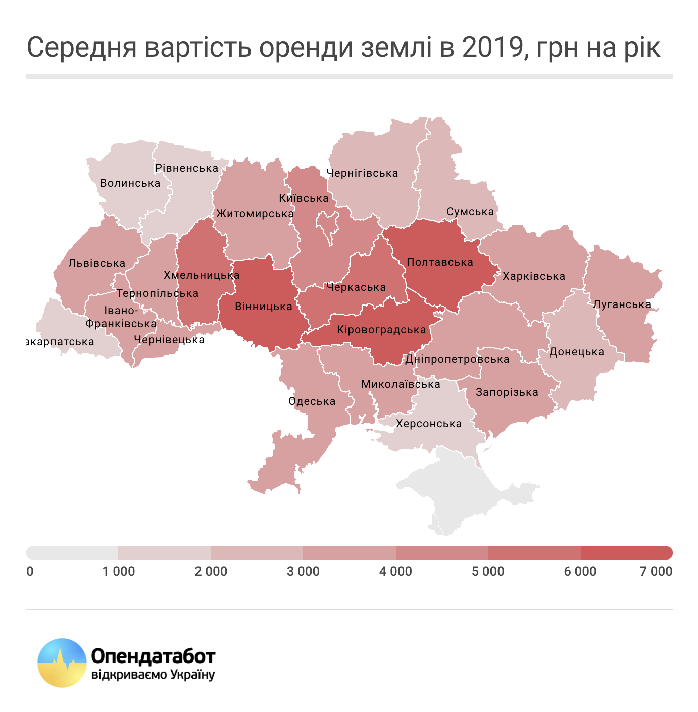 Карта проданных земель украины